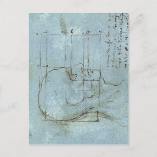 ヘッド1488 1489の比率)はスケッチb ポストカード (正面)