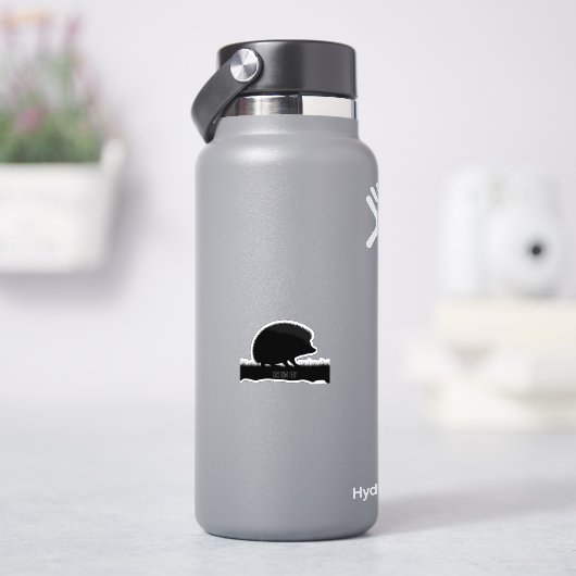 ヘッパーソナライズされたジシック：カスタム文字ヘッジホッグ シール (HydroFlask)