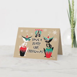 ヘップキャッツレトロクリスパーソナライズされたマス シーズンカード