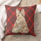 ヘップバーンタータンチェックスコットランド クッション (ブランケット)