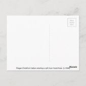 ヘッ運ド(先住民系アメリカ人) ポストカード (裏面)