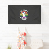 ヘテロフレキシブルLGBTレズビアンゲイバイセクシュアルTrans 横断幕 (インサイチュ)