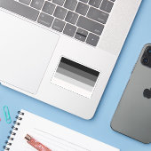 ヘテロプライド国旗、ストレートプライド旗 シール (ノートパソコンとiPhone)