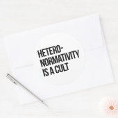 ヘテロ北半球は教団である ラウンドシール (封筒)