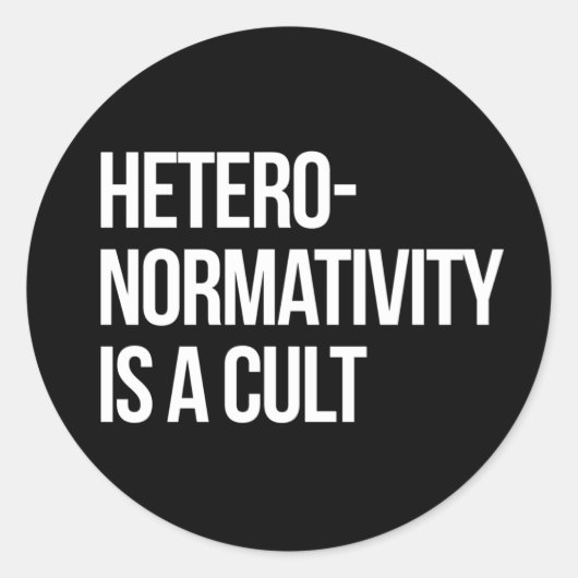 ヘテロ北半球は教団である ラウンドシール (正面)