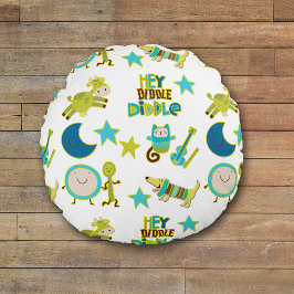 ヘディドルディドル子供部屋韻 ラウンドクッション