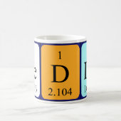 ヘディ周期テーブル名mag コーヒーマグカップ (中央)