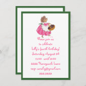 ヘディ・ヘッジホッグの招待 招待状 (正面/裏面)