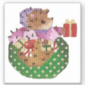 ヘディ・ヘッジホッグ・ステッカー シール (正面)