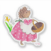 ヘディ・ヘッジホッグ・ステッカー シール (正面)