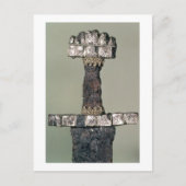 ヘデビー,デンマーク, 9で見つかったバイキング剣の柄 ポストカード (正面)