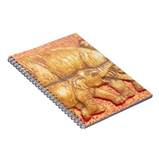 ヘドのハート:ゾウ族ポートレート ノートブック (右側)