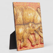 ヘドのハート:ゾウ族ポートレート フォトプラーク (側面)