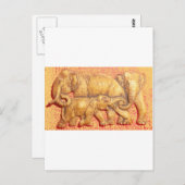 ヘドのハート:ゾウ族ポートレート ポストカード (正面/裏面)