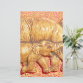 ヘドのハート:ゾウ族ポートレート 便箋 (スタンド正面)