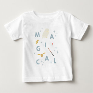 ヘドウィグの「魔法の」タイポグラフィグラフィック ベビーTシャツ