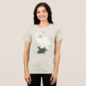 ヘドウィグへの手紙 ふんわりした絵 トライブレンドTシャツ (正面全面)