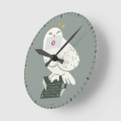 ヘドウィグへの手紙 ふんわりした絵 ラウンド壁時計 (傾斜)