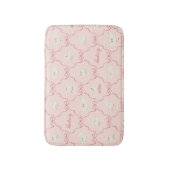 ヘドウィグ ピンク リボン パターン バスマット (正面縦)