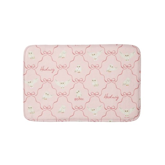 ヘドウィグ ピンク リボン パターン バスマット (正面)