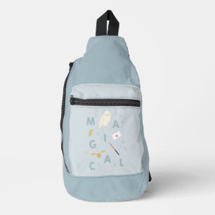 ヘドウィグ “マジカル” タイポグラフィ グラフィック スリングバッグ