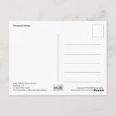 ヘドウィック・ヒツジ ポストカード (裏面)