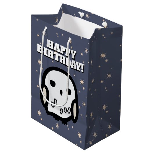 ヘドウィッグ漫画キャラクターアート ミディアムペーパーバッグ (正面アングル)