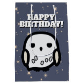 ヘドウィッグ漫画キャラクターアート ミディアムペーパーバッグ (裏面)