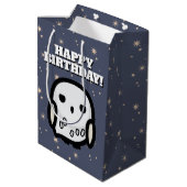 ヘドウィッグ漫画キャラクターアート ミディアムペーパーバッグ (裏面アングル)