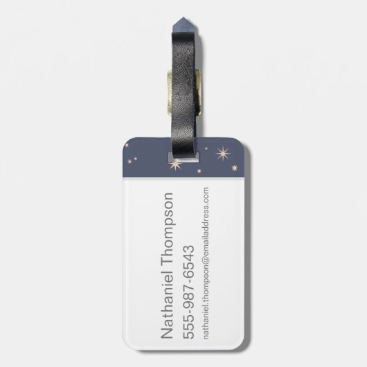 ヘドウィッグ漫画キャラクターアート ラゲッジタグ (裏面縦)