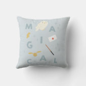 ヘドウギー「魔法」タイポグラフィグラフィック クッション (裏面)