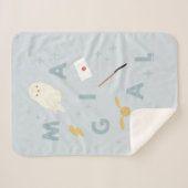 ヘドウギー「魔法」タイポグラフィグラフィック シェルパブランケット (正面(横))