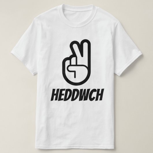 ヘドッグ |ウェールズの平和 Tシャツ (デザイン正面)