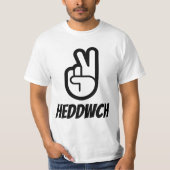 ヘドッグ |ウェールズの平和 Tシャツ (正面)