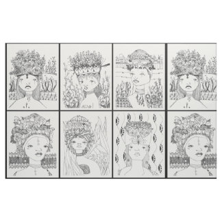 ヘドレスの人間  ファブリック