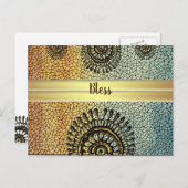 ヘナの太陽（ゴルディッシュ） ポストカード (正面/裏面)