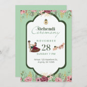 ヘナの招待状 招待状 (正面/裏面)