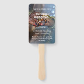 ヘナエレガントインディアン結婚式 プログラム ハンドファン (裏面)