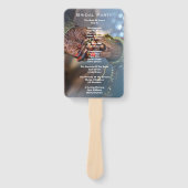 ヘナエレガントインディアン結婚式 プログラム ハンドファン (正面)