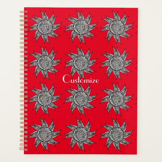 ヘナスタイルサンタトゥーサンダー_コーブ プランナー手帳 (正面)