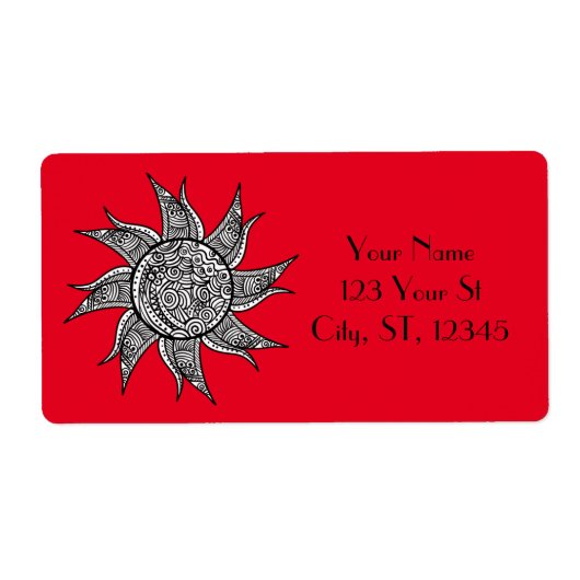 ヘナスタイルサンタトゥーサンダー_コーブ ラベル (正面)