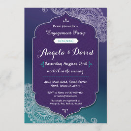 ヘナスタイルジュエル婚約ウェディングキッズ 招待状