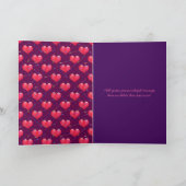 ヘナタトゥースタイルハンズバレンタインデー カード (内部)