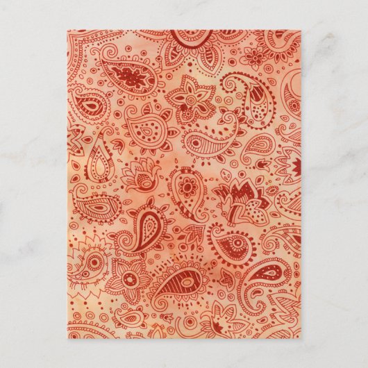 ヘナデザインはがき ポストカード (正面)