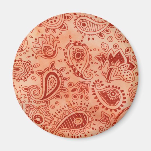 ヘナデザイン磁石 マグネット (正面)