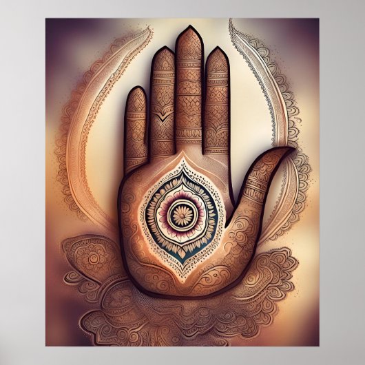 ヘナデザイン ポスター (正面)