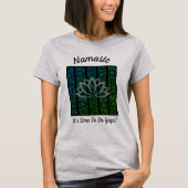 ヘナパーソナライズされたヨガパターン Tシャツ (正面)