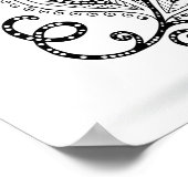 ヘナペイズリーメンディドードレス2 ポスター (角)