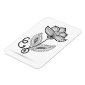 ヘナペイズリーメンディドードレス マグネット (左側)