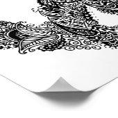 ヘナ和平サイン ポスター (角)